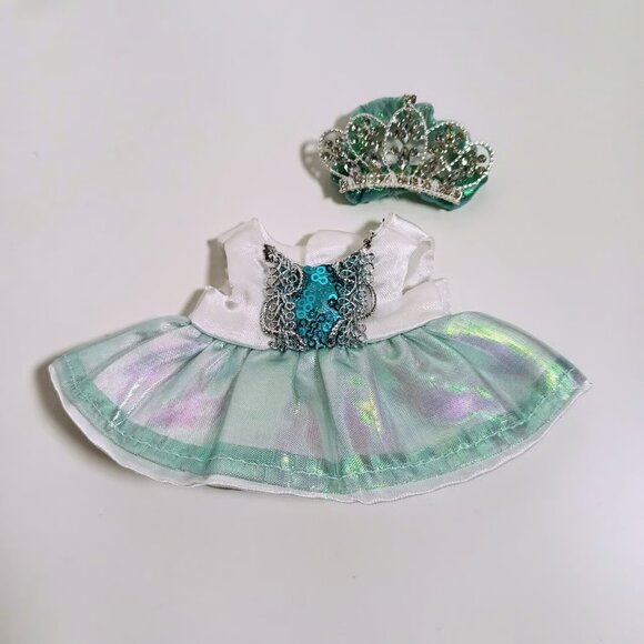 Disney Princess Frozen Elsa Dress with Crown Labubu Outfit - Picture 5 of 6